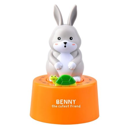 IC Söt mekanisk kökstimer, 60-minuters upprullningsratt som roterar orange