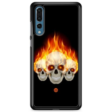Bjornberry Skal Huawei P20 Pro - Flames Dödskallar