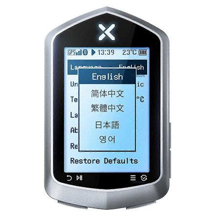 XOSS NAV Plus NAV+ Sykkelcomputer GPS Trådløs speedometer kilometerteller