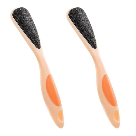 2 Pakker Dobbeltsidig Fotpimpstein For Føtter, Fot Skrubber Med Finkornet Frostet Stein