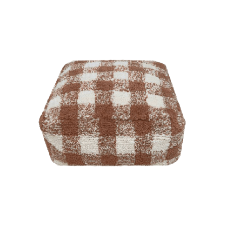 LORENA CANALS Puff Vichy Sittpuffar Unisex Brun