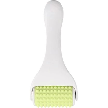 Selluliittihierontarulla, selluliittihieroja, kehon kipua lievittävä työkalu koko kehon lihasten rentoutukseen (keltainen)