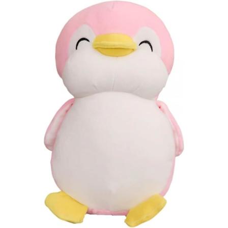 Plushie Penguin Gosedjur Leksaker, fet Penguin Plyschdocka Pojke Flickvän Alla hjärtans dag Present Söta Kudde (rosa, 13 tum)