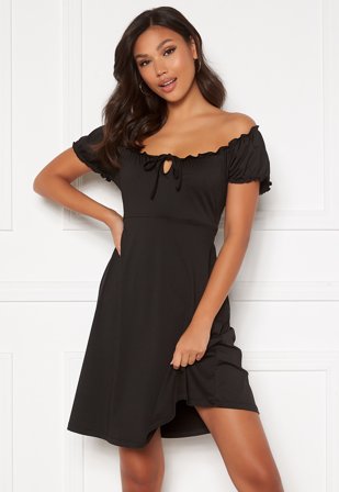 Happy Holly Tessan dress Black Klær