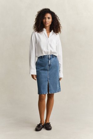 GANT Damen Denim Bleistiftrock (40) Blau