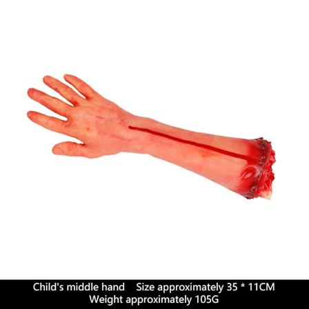 Afskårne Hænder Halloween Zombie Hånd Afskåret Arm Rekvisitter Brudt B A4