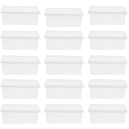 20 stk. transparente Tiramisu-kakebokser med lokk, festdessertbeholdere, kompatible med forskjellige merker