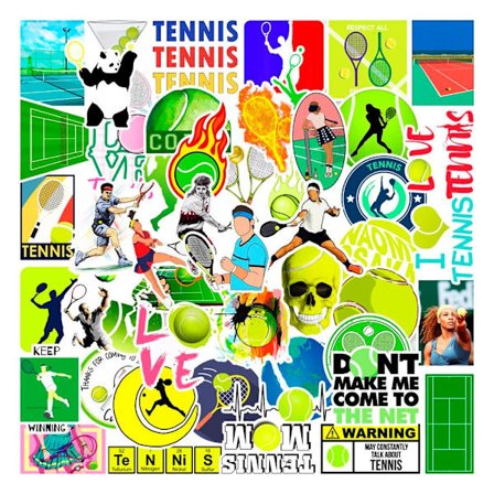 Pakke med Klistermærker - Tennis