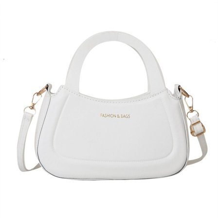 Axelväska Messenger Bag VIT