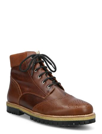 Shoes - Flat - With Lace Shoes Boots Winter Boots Ruskea ANGULUS