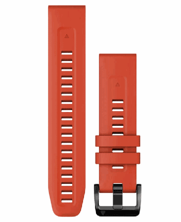 Garmin QuickFit 22 Silicone Ildrødt