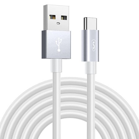 SiGN SuperCharge USB-C Kabel 5A, 25W, 2m - Vit