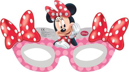 Minnie Mus Papirmasker - 6 stk