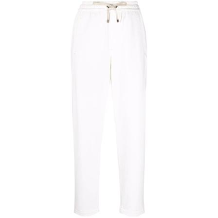 Brunello Cucinelli, Trousers Biały, Kobieta, Rozmiar: L