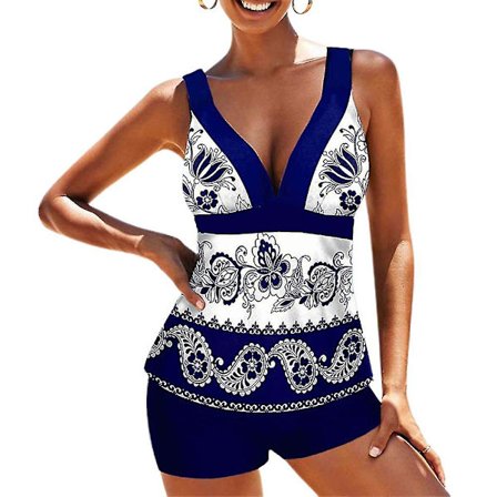 Push Up baddräkt i ett stycke för damer Polka Dot Baddräkt 3XL