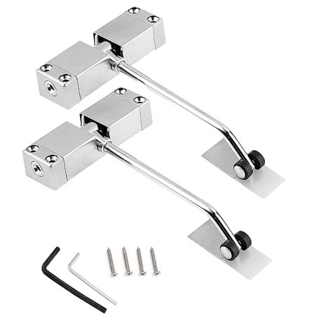 Automatisk dørlukker i rustfritt stål med justerbar spenningsfjær A