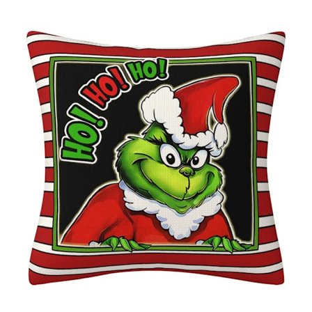 Jul dekoration kudde soffa kudde överdrag grönt jul släng kudde överdrag