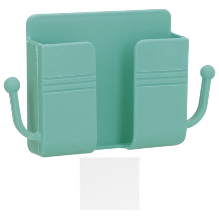 Multifunktionell Väggmonterad Förvaringslåda för Telefonladdning i Sovrum Badrum Kök Kontor Grön