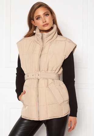 ONLY Sydney Padded Waistcoat Humus Klær