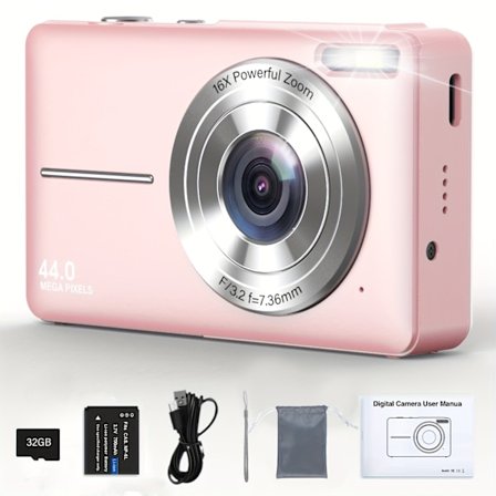 Digitalt Kamera Kompakt Kamera 1080P Dc403 Pink
