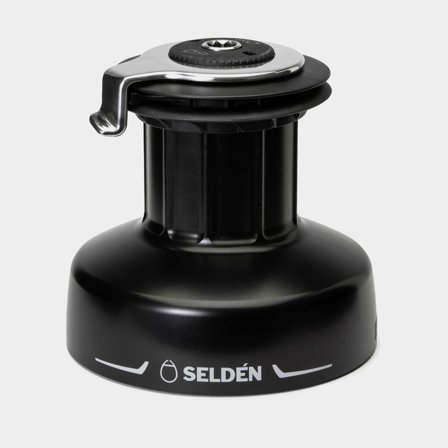 Lanařská vinšna Seldén S60, vhodná pro Ø8 - 16 mm lano, samosvorná, pevná rychlost, 2-rychlostní, hliník