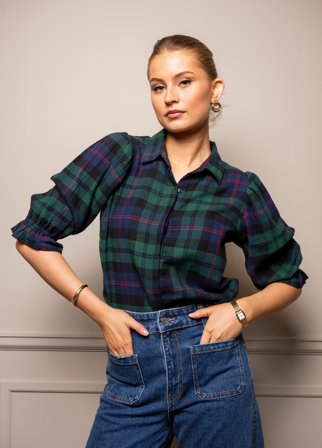 Amy Shirt Scottish Plaid Scottish Plaid / S