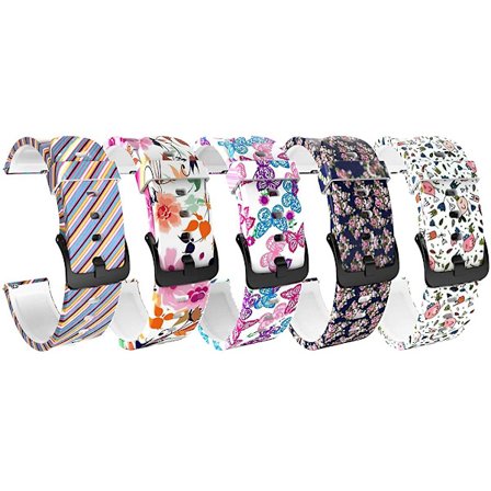 5 kpl Garmin Venu/venu Sq älykelloihin sopivia rannekkeita, 20 mm korvaavia joustavia pehmeitä silikonirannekkeita