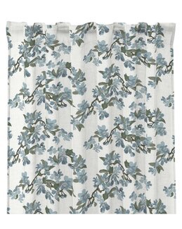 Yhdistelmänauhaverho Ellen painetulla kukkakuviolla 2 kpl