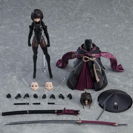 1Pc Anime Figma 549 Ronin Falslander Action Figur hine Girl Mo Black One size