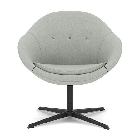 Varier Furniture Kokon Club - Grey Wool - Black base