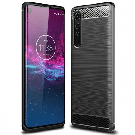 Motorola Moto Edge Iskunkestävä SlimCarbon -kotelo