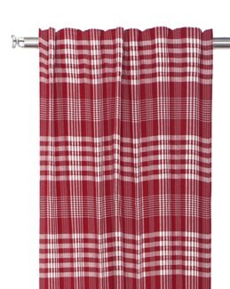 Julgardin Mimmi rutig 2-pack Röd - Jul,Jul - Recycled by Wille