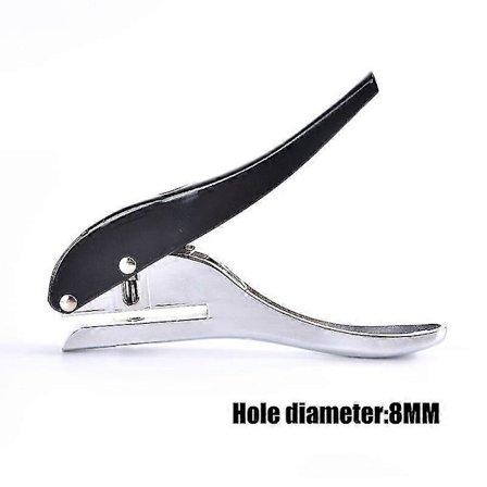 3 mm / 6 mm / 8 mm / 10 mm pyöreä reikäleikkuri paperille, kädessä pidettävä pyöreä yksireikäleikkuri