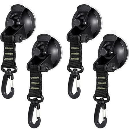 Sugkoppskrokar 4 stycken sugkoppar sugkrokar camping tillbehör sugpropp krok extra stark lastkapacitet 10 kg