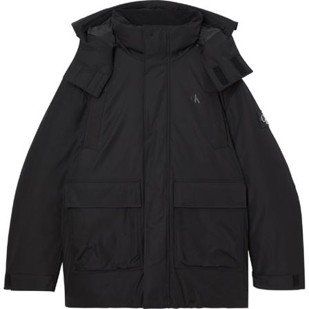Calvin Klein, Winter Jackets Czarny, Mężczyzna, Rozmiar: XS