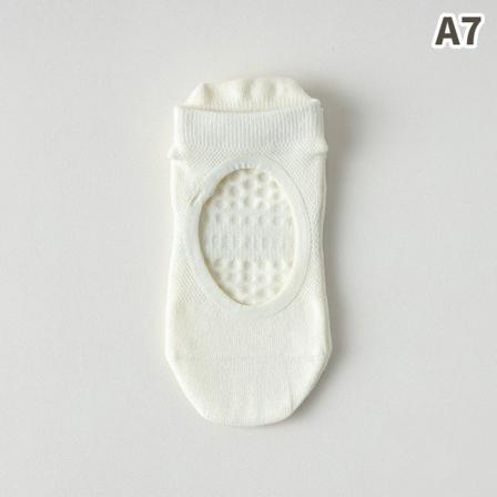1Par Pilates-sokker for kvinner Ryggløs Anti-Slip Pustende Yoga So A7
