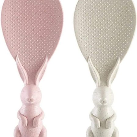 2 stk Kreative søte kanin non-stick risskjeer