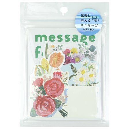 Cards with envelopes 5-pack Flowers