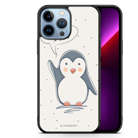 Bjornberry Skal iPhone 13 Pro Max - Söt Pingvin