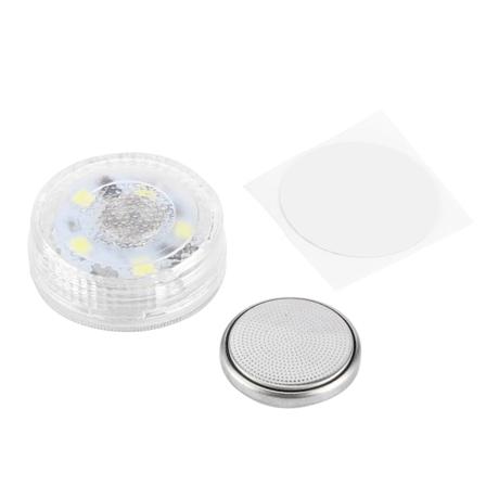 Auton LED-kosketusvalo Langaton Tikku Tunnelmavalo Korkea Kirkkaus Sisäänrakennettu Painikeparisto (Valkoinen Valo)