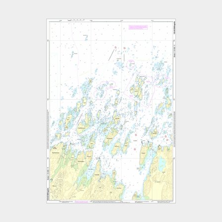 Carta speciale Hydrographica 133-02 Billingsön, A2 non piegata (plano)
