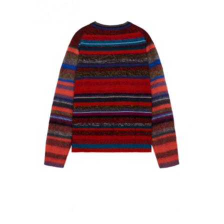 Paul Smith Round-neck Knitwear , Rood , Heren , Maat: L Truien & Vesten