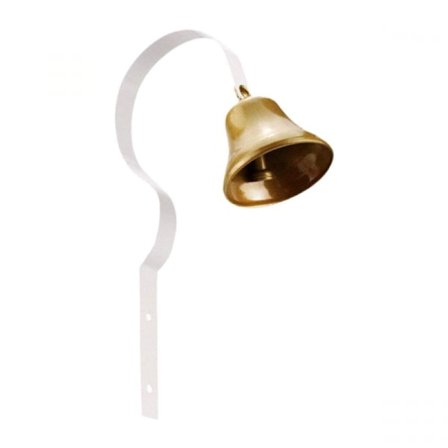 Traditionel dørklokke Butiksholder Døralarm Klokke Vintage Hvid