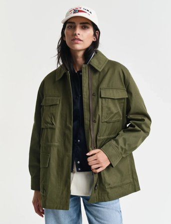 GANT Field Jacket - Green - XS