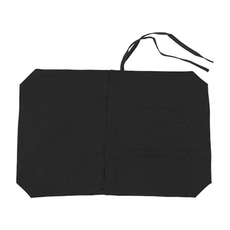 Knivveske med 4 rom Slitsterk bærbar knivrullveske for Kokker Kulinariske studenter Svart