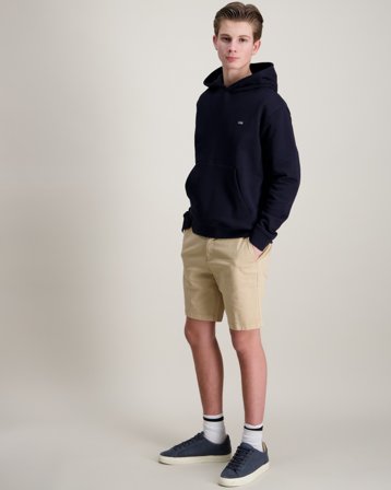 Lexington Lucas Organic Cotton Logo Hoodie Blå Hettegensere/Hoodies Gutt - Kids Brand Store