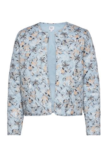 Evisz Quilt Jacket Blue Saint Tropez