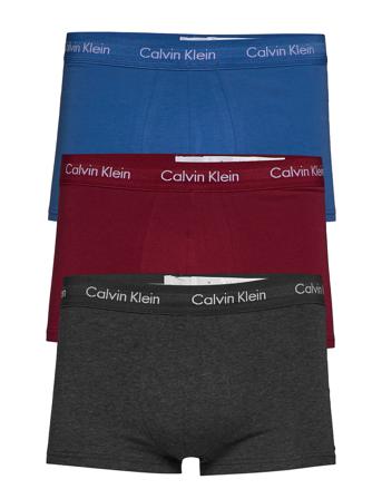 3P Low Rise Trunk Boxerkalsonger Blå Calvin Klein