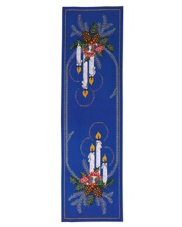 Läufer Kerzenschein