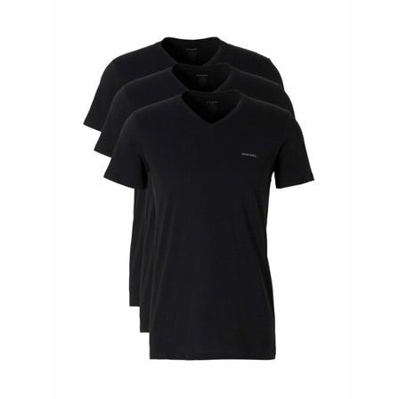 Diesel, T-Shirt 3Pack Zwart, unisex, Maat:M